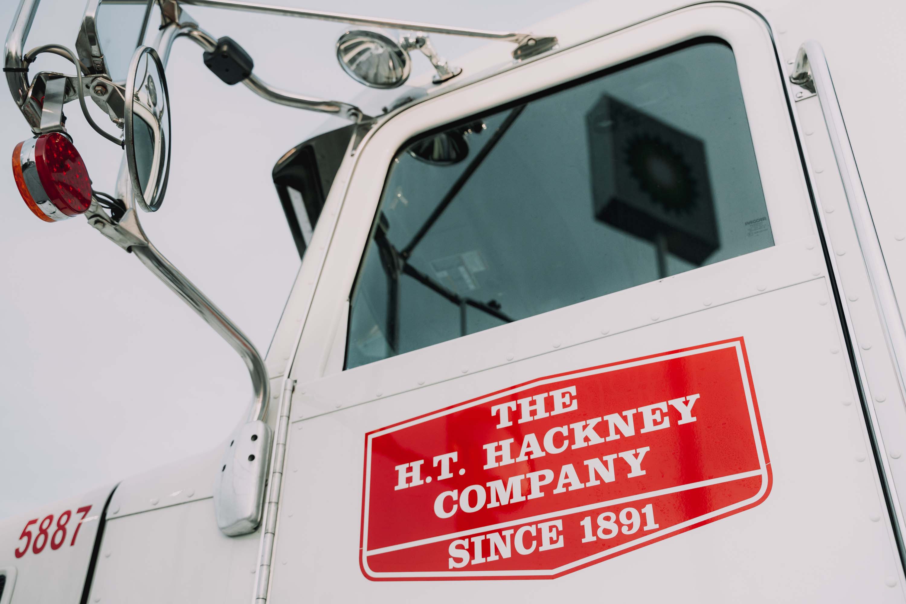 a truck at the HT hackney company 